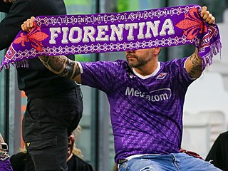 Fanoušek fotbalové Fiorentiny