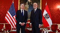 Americký ministr zahranièí Antony Blinken se setkává s rakouským prezidentem...