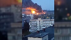 Rusko zcela znièilo Trypilskou tepelnou elektrárnu jižnì od Kyjeva. (11. dubna...