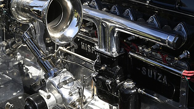 Ètvrtý roèník výstavy Automobilové klenoty, 27. dubna 2024, Praha. Na snímku Hispano Suiza H6B rok výroby 1925.