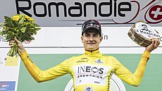 Španìlský cyklista Carlos Rodríguez se po 4. etapì závodu Kolem Romandie dostal...