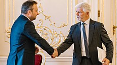 Ministr práce a sociálních vìcí a pøedseda KDU-ÈSL Marian Jureèka dorazil na...