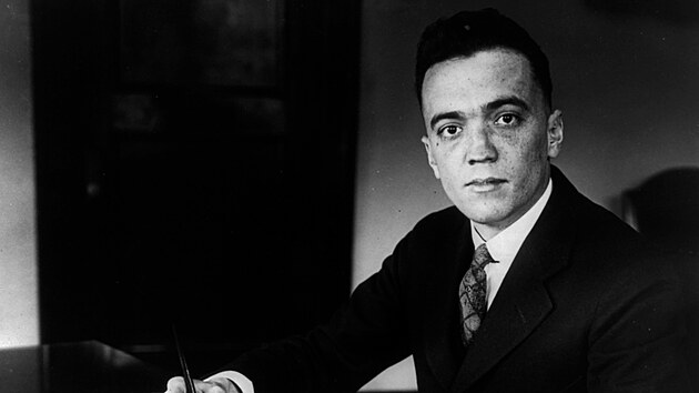 Šéf FBI Edgar Hoover ve dvacátých letech.