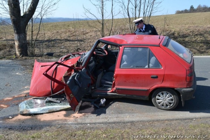 Å koda Felicia skonÄila ve stromÄ›