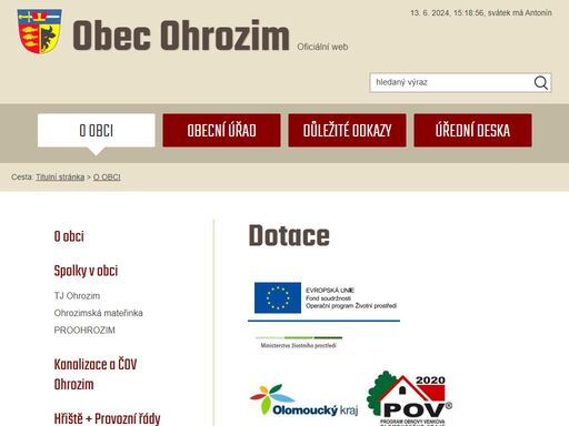 www.ohrozim.cz