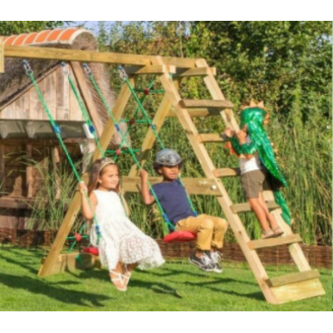 Climb module dětský dřevěný hrací zahradní modul k sestavě značka JUNGLE GYM