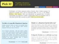 Pickit.cz - domény s nápadem
