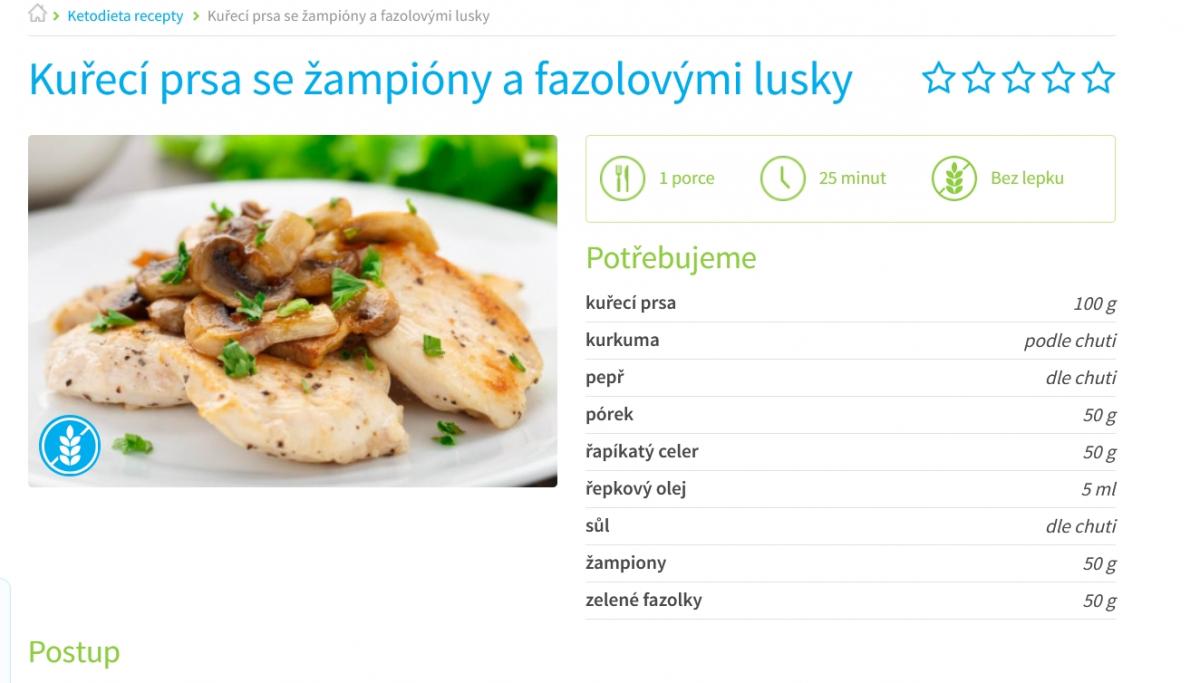 Keto dieta recept