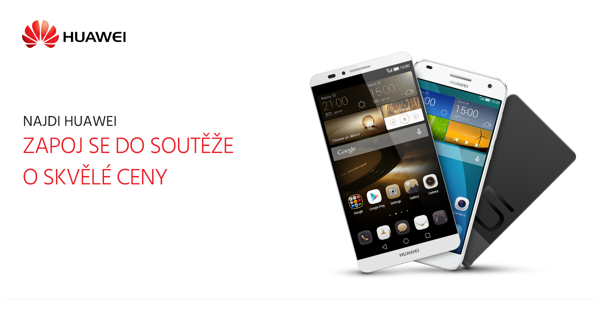 Najdi Huawei - soutěž Soutěž