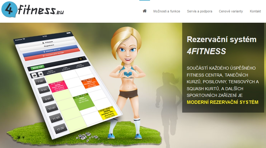 Rezervační systém 4fitness