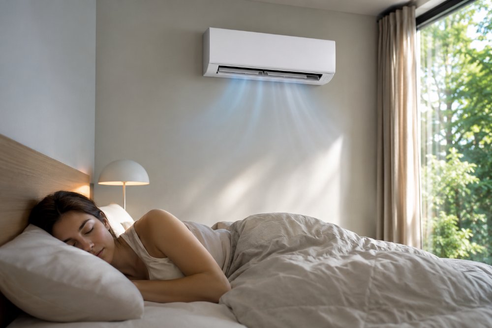 Tichá noc v horkém létě, klíčem je vhodná klimatizace do pokoje